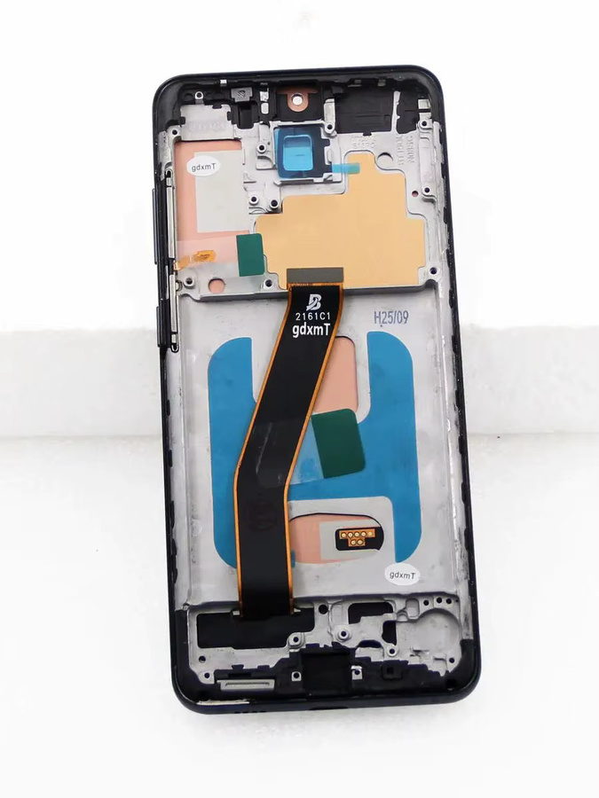Sinmaytai LCD Display Touch Screen mit Rahmen für Samsung Galaxy S20 4G G980 SM-G980F Digitizer Ersatzteil in Schwarz oder Silber - Bild 6