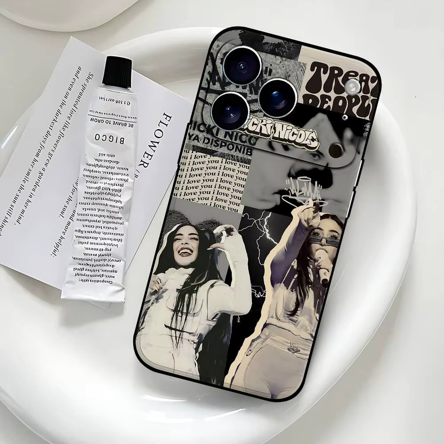 Sänger H-Nicki-NicoleS Handyhülle für Apple iPhone 15 16 17 Pro Max Plus in Multicolour - Bild 3