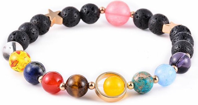 Armband, Perle, Schwarz, Unisex - Bild 1
