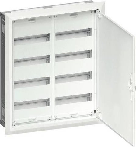 Hager FWU42A Feldverteiler für Hohlwände, 8 Reihen, Weiß - Bild 1