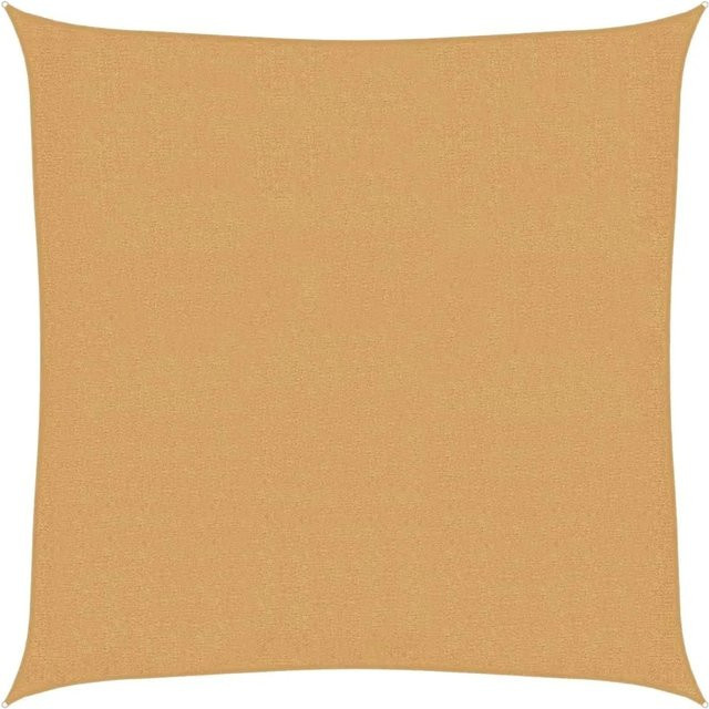 vidaXL Sonnensegel quadratisch aus HDPE in Sandfarbe, B/B: 300 x 300 cm - Bild 1