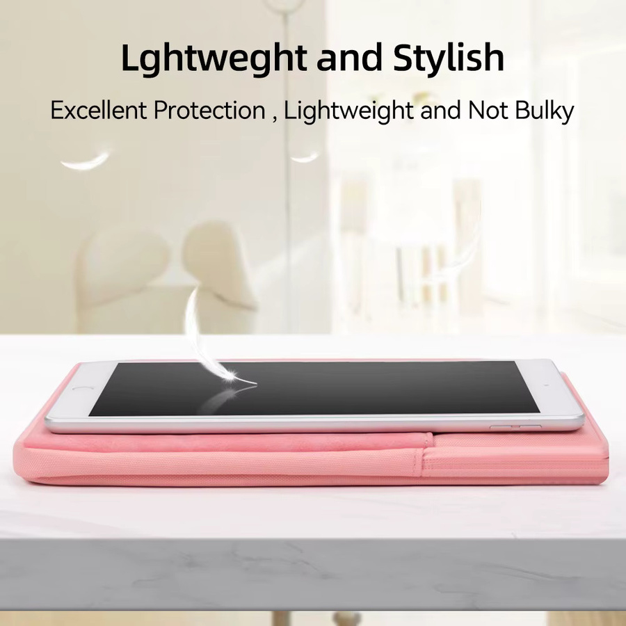 Hansong Tablet Sleeve Tasche in Grau für iPad Pro, Air und Samsung Galaxy sowie Xiaomi, passend für 6 bis 13,3 Zoll - Bild 3