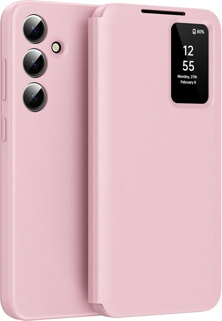 Techsuit SmartView Schutzhülle für Samsung Galaxy S25 FE in Rosa - Bild 1