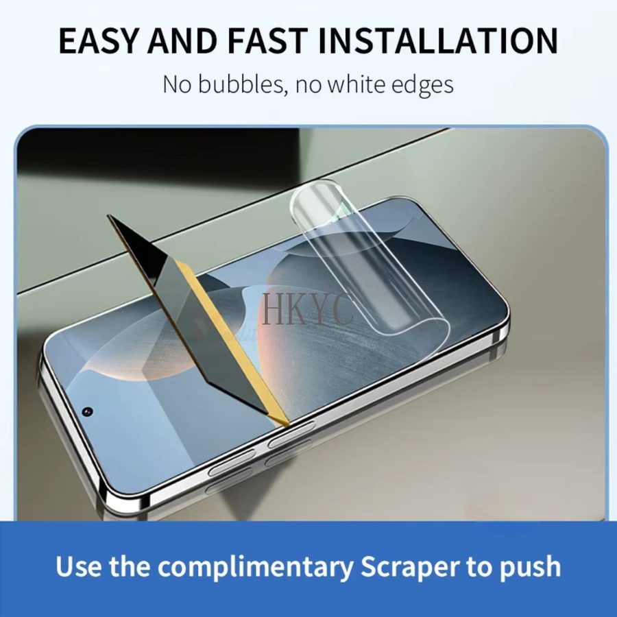 3 Stück HD Clear Hydrogel Displayschutzfolien für Honor Magic 7 8 Serie, Honor Magic 7 8 Pro 7 Lite, transparent - Bild 4