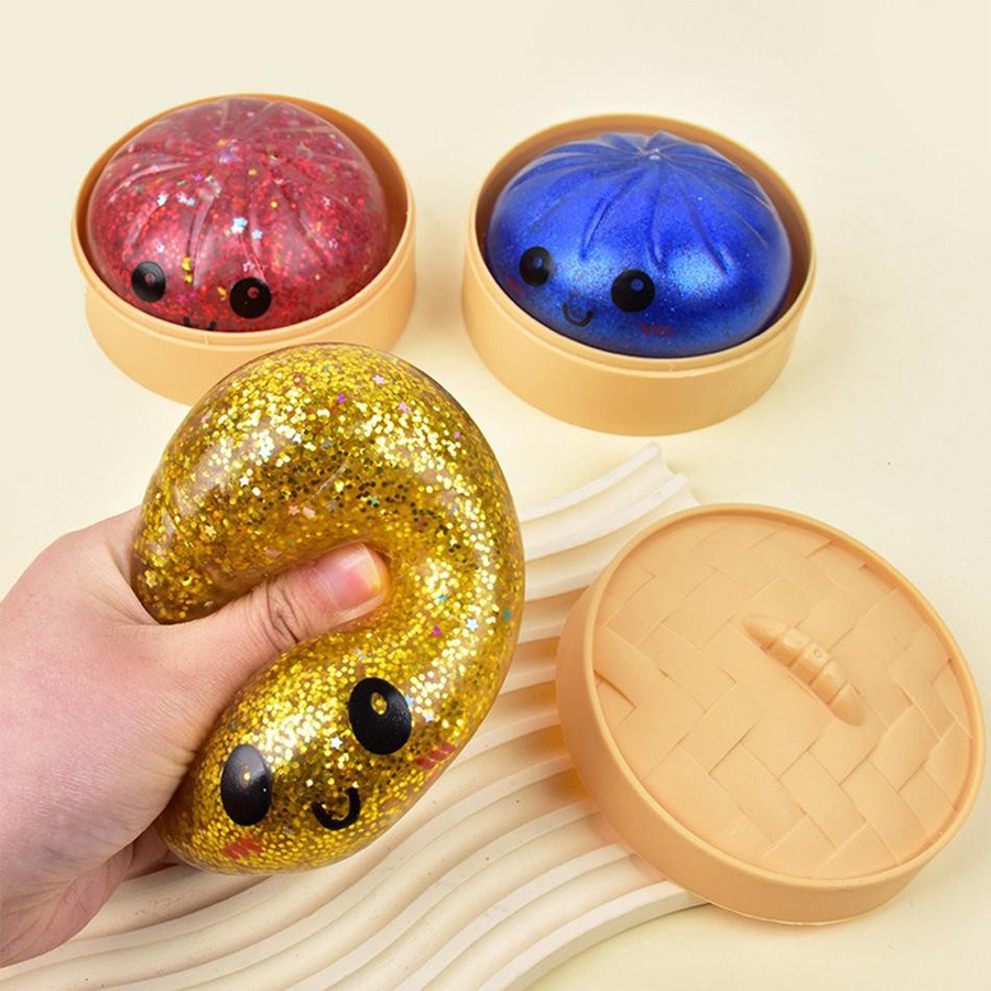 Needoh Knödel-Quetschspielzeug mit Bambusdämpfer, weiches Fidget Toy - Bild 2