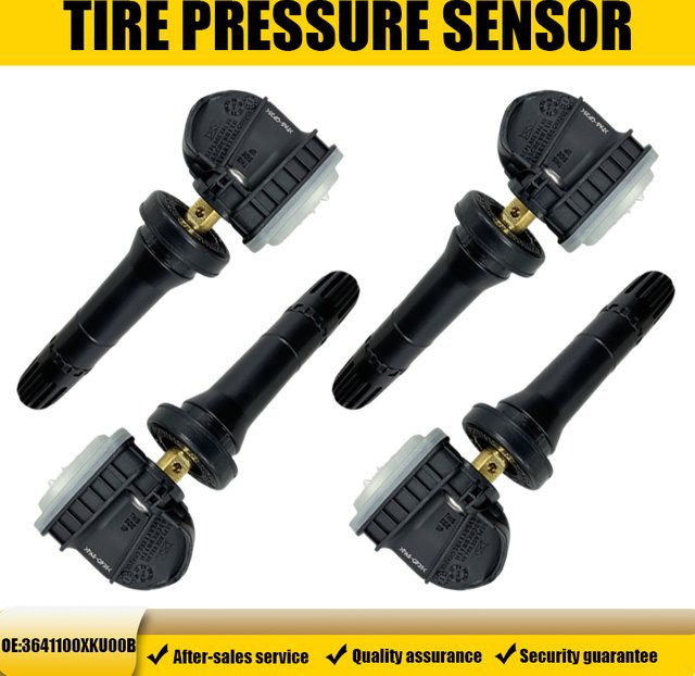 ANWAYTECH TPMS Reifendrucksensor 433MHz für GreatWall Wingle 5 7 M4 und Haval H2 H7 H7L H9 M6, Farbe: Schwarz, Ersatz für 3641100XKU00B - Bild 1