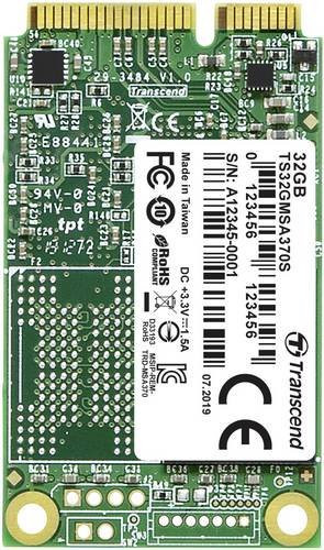 Transcend mSATA SSD 32 GB Interne SATA 6 Gb/s Retail TS32GMSA370S in Grün - Bild 1