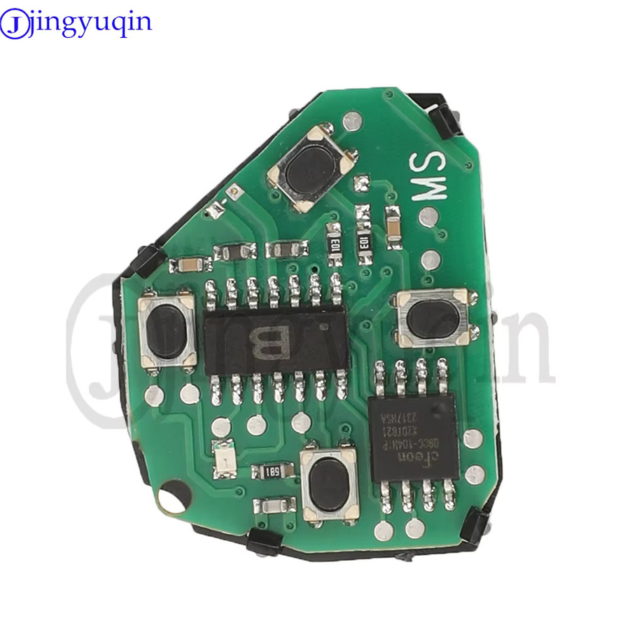 Jingyuqin Smart Auto Schlüssel Ersatz mit 433MHz ID46 Chip und 2 Tasten in Schwarz für Isuzu D-Max und Holden Colorado - Bild 3