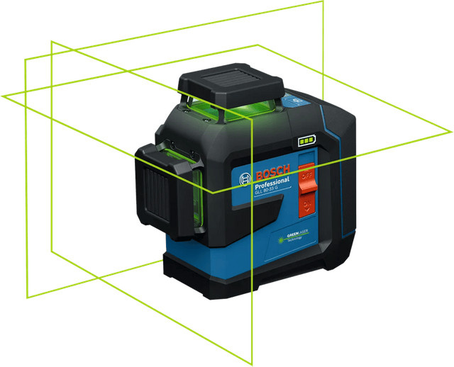Bosch Professional Linienlaser GLL 80-33 G mit grünem Laserstrahl und Akkubetrieb - Bild 2