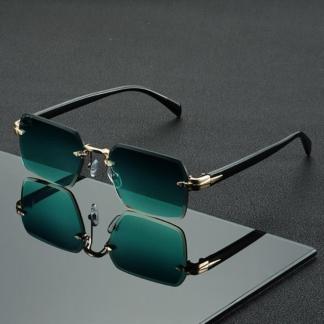 LChome Korrektionsbrille, randlos, quadratisch, mehrfarbig, Unisex - Bild 1