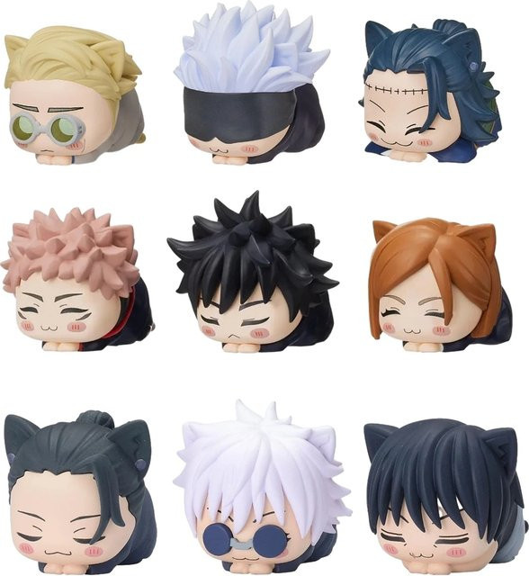 Bandai Jujutsu Kaisen Anime Figur Itadori Yuji Satoru Gojo, 4-teiliges Set - Bild 1