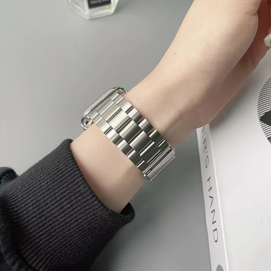 Uhrenarmband NEY Edelstahl, Silber, für Huawei Watch Fit 4, Fit 4 Pro, Fit 3 - Bild 2