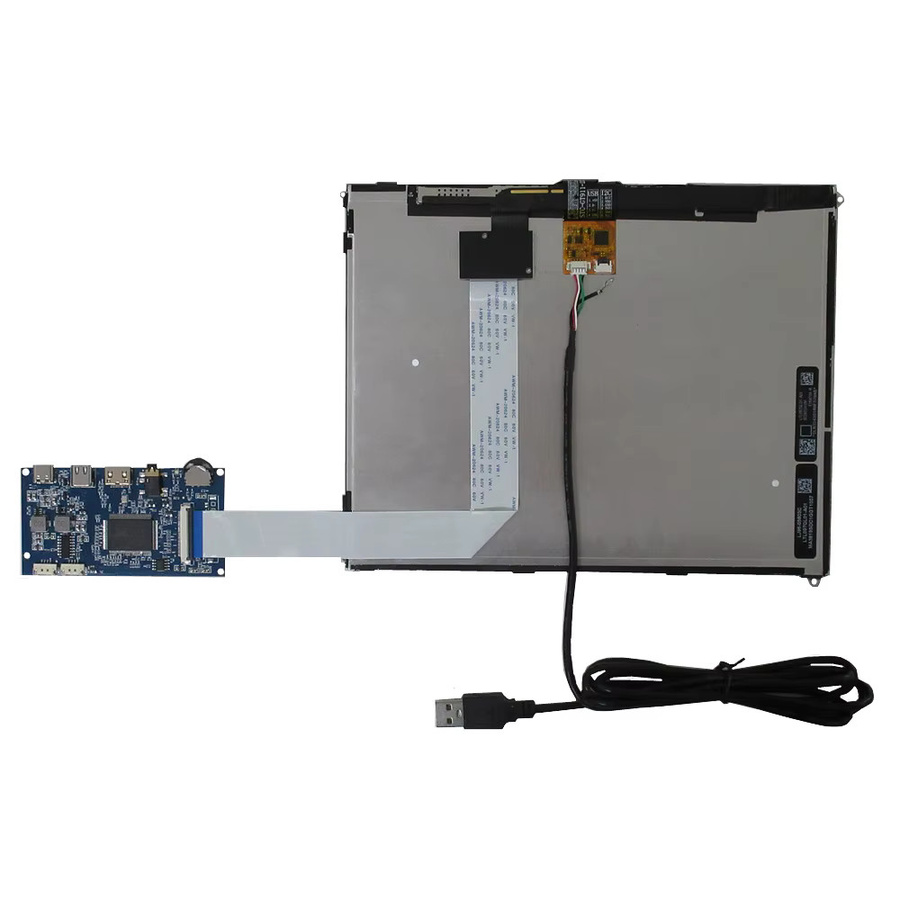 Heyman LCD Display Screen Monitor mit Control Driver Board und Digitizer Touchscreen für iPad 3/4 9,7 Zoll LP097QX1-SPA1 LTL097QL01 DIY IPS 2K - Bild 4