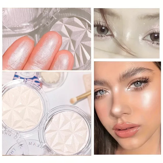 JUJU Dream Shimmer Diamond Glow Highlighter, 2-Farben-Palette - Bild 1