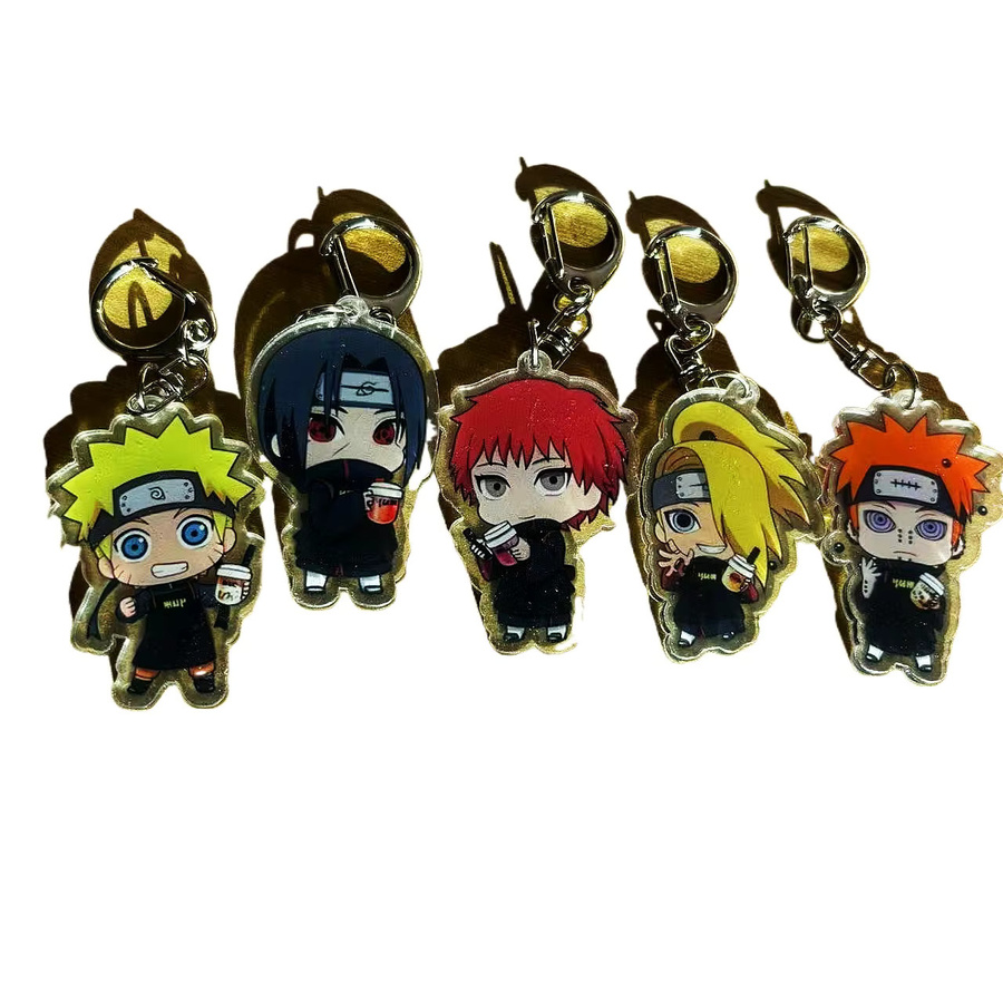 Bandai Naruto Anime-Figuren, Acryl-Schlüsselanhänger, Bunt / Mehrfarbig - Bild 2
