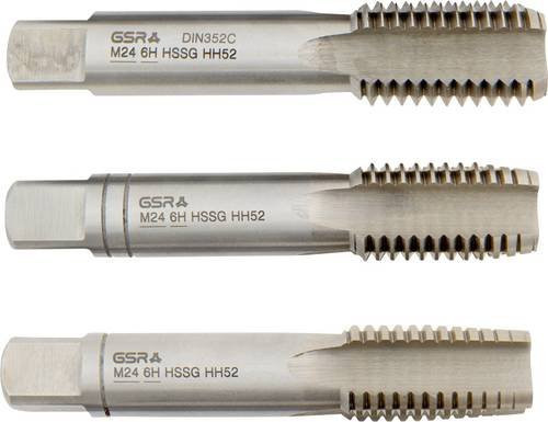 Bosch Handgewindebohrer metrisch M24 DIN 352 HSS in Silber, 3er-Set - Bild 1