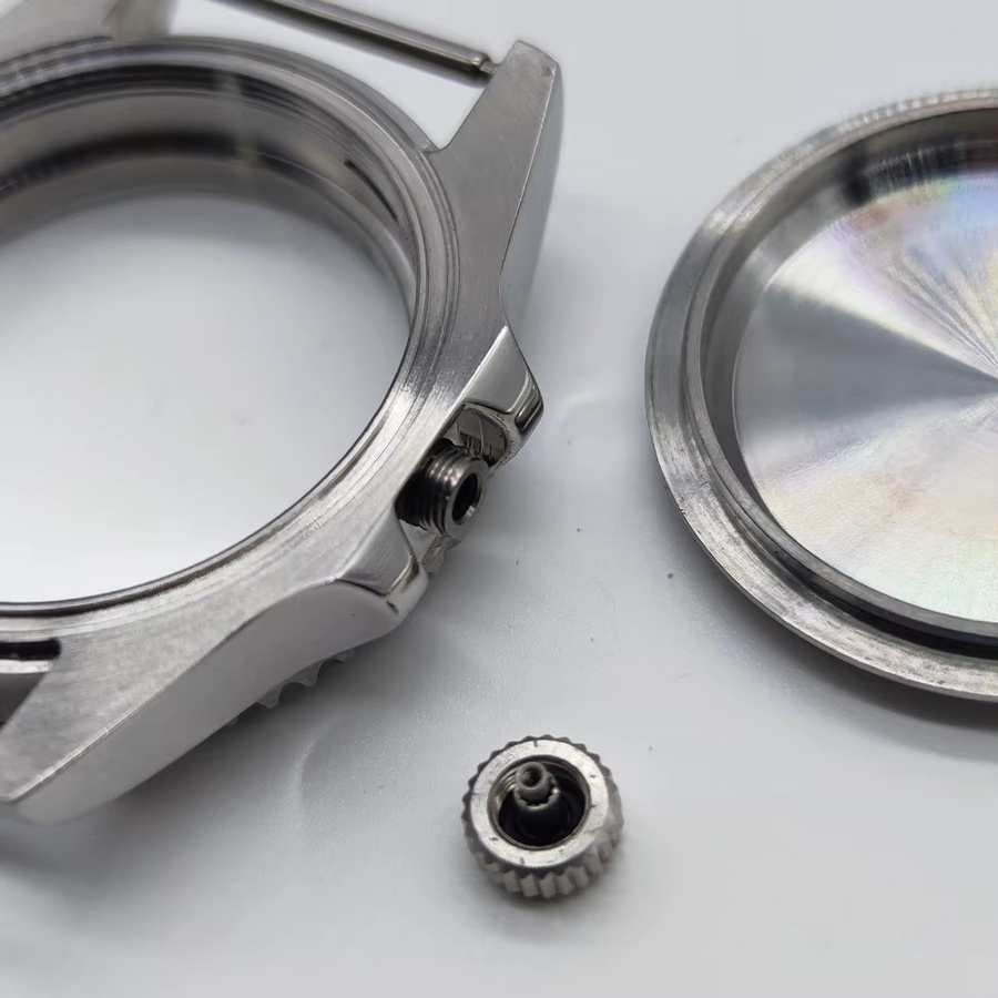 RICHUS Uhrengehäuse Edelstahl, silber, 36 mm, Saphirglas, Unisex - Bild 3