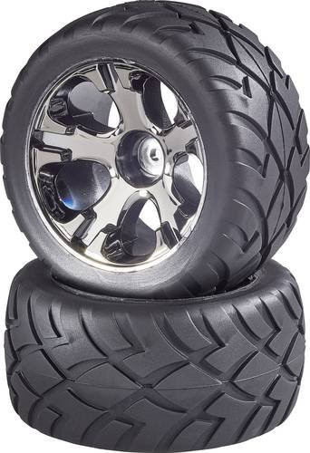 Reely 1:10 Truggy Kompletträder Street 5-Speichen, Titan-Grau, 2er Set - Bild 1