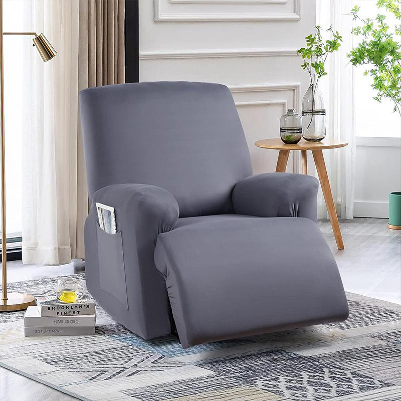 Wipon Elastischer Sofabezug aus Polyester in Grau und Multicolour für Liegestühle und Schaukelstühle - Bild 3