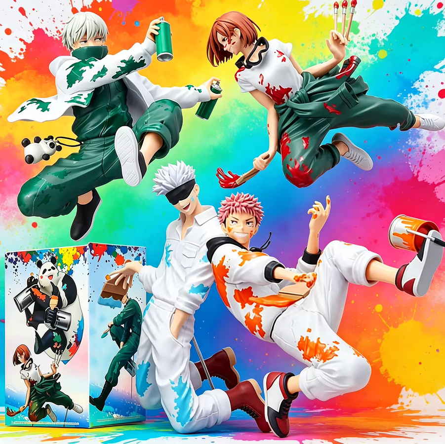 Sega Jujutsu Kaisen Graffiti Battle, Fushiguro Megumi Kugisaki Nobara, Actionfiguren, Einzelfigur, Kunststoff, Bunt / Mehrfarbig - Bild 3