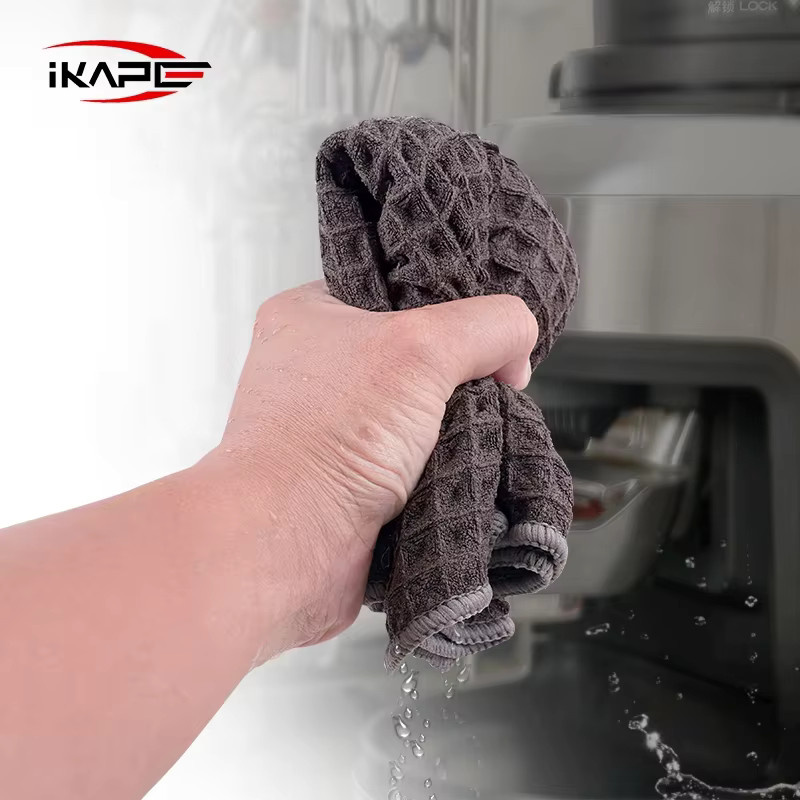 IKAPE Kaffeebar-Handtuch Mikrotuch in Blau für Kaffeemaschinen und Espresso-Bar-Werkzeug - Bild 3