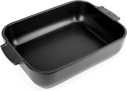 Peugeot Auflaufform APPOLIA aus Steinzeug, Schwarz, B/T/H: 21,7 x 21,7 x 7,2 cm - Bild 1