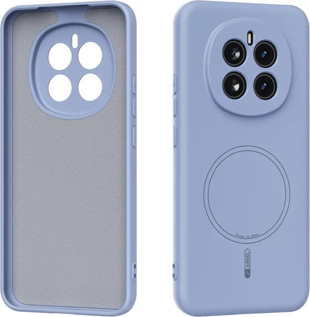 Magnetische Silikon Handyhülle für Honor Magic 7 Pro in Blau mit kabelloser Ladefunktion - Bild 1