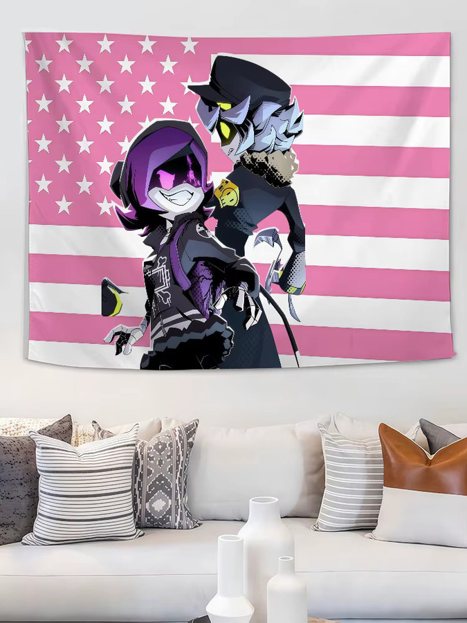 Warner Bros. Cartoon Murder Drones Flagge, Mehrfarbig, B/H: 60 x 40 cm - Bild 6