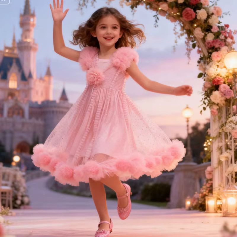 keaiyouhuo Prinzessin Kleid, Rosa, Cosplay Kostüm, Textil - Bild 2