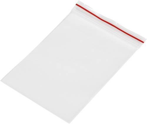Druckverschlussbeutel von TRU Components aus transparentem Polyethylen, B: 50 mm, H: 75 mm - Bild 1