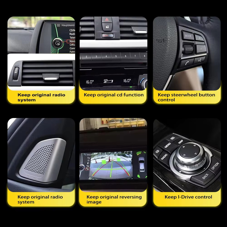 Forefeel Android 13 Auto Multimedia Radio Player für Audi A4 B8 (2009-2016), 8,8 Zoll Display, Drahtloses CarPlay, 4G, WiFi, GPS Navigation, Schwarz - Bild 5