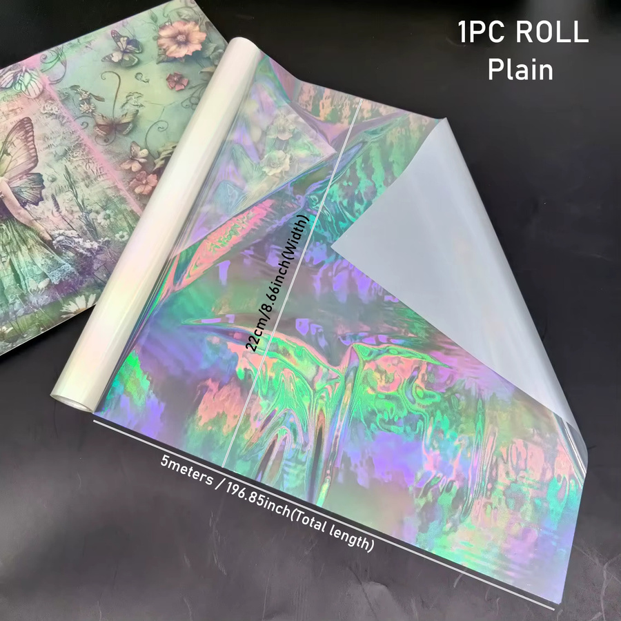 Holografische BOPP Overlay-Laminierfolie in Multicolour, wasserdichte und kratzfeste Glitzerfolie für Scrapbooking - Bild 2