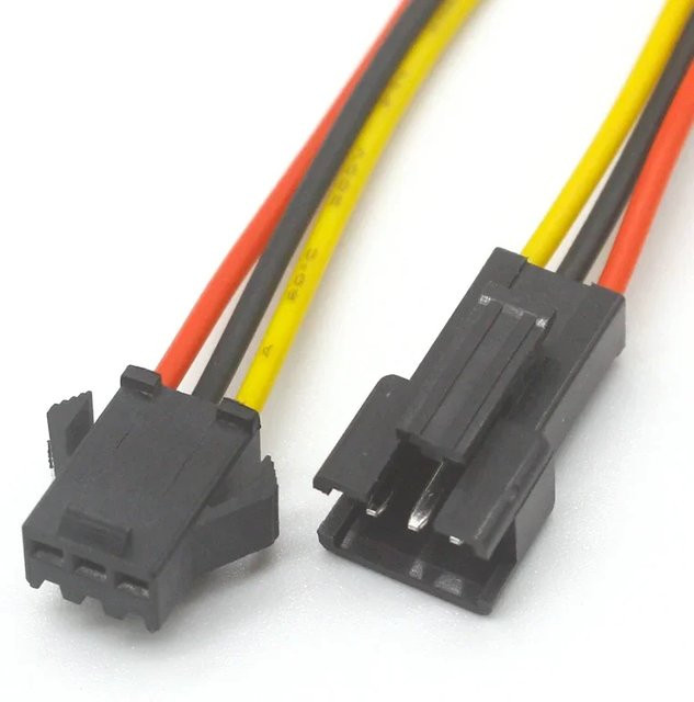 ELECAPITAL JST LED Steckverbinder Set mit 3pin, 4pin, 5pin und 6pin Male und Female Steckern in Schwarz - Bild 1