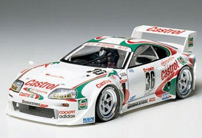 Tamiya Castrol Toyota Tom´s Supra GT, Fahrzeug, 1:24, Metall, Weiß - Bild 1