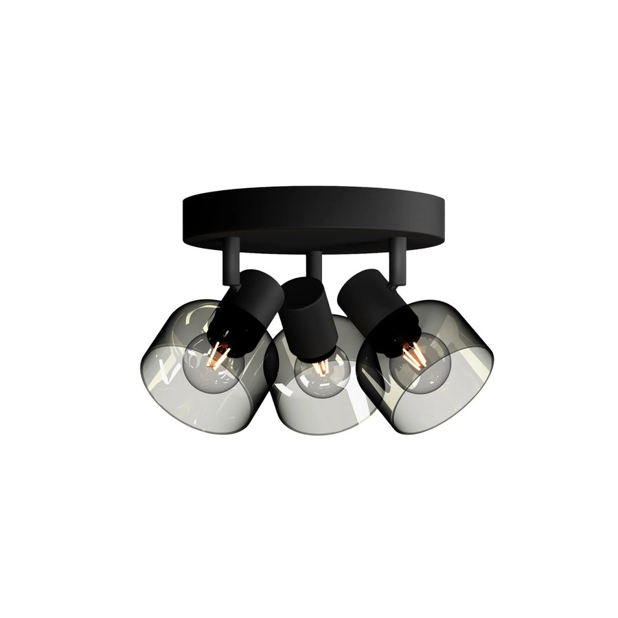 Philips Hue Spot Sleet Deckenleuchte, 3-flammig, Schwarz, Glas, E14, verstellbar - Bild 2