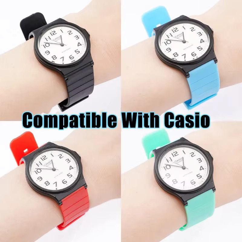Casio Uhrenarmband, Kunststoff, Bunt, Unisex, 16 mm - Bild 4