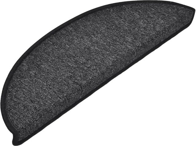 15er Set vidaXL Treppenmatten Anthrazit, selbstklebend und rutschfest, B/T/H: 56 x 17 x 3,5 cm - Bild 1