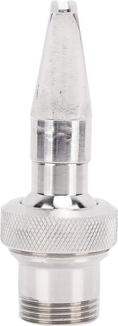 Fächerförmige Springdüse aus Edelstahl von mfySpace in Silber für Teich und Springbrunnen, 3/4 Zoll - Bild 1