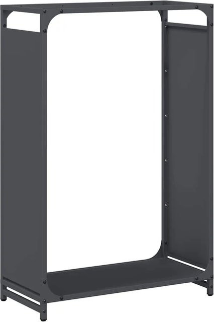 vidaXL Brennholzregal aus kaltgewalztem Stahl in Anthrazit, B/T/H: 60 x 28 x 90 cm - Bild 1