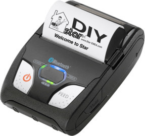 Star SM-S230i Mobildrucker Thermodirekt Schwarz mit USB und Bluetooth (iOS) Kit - Bild 1