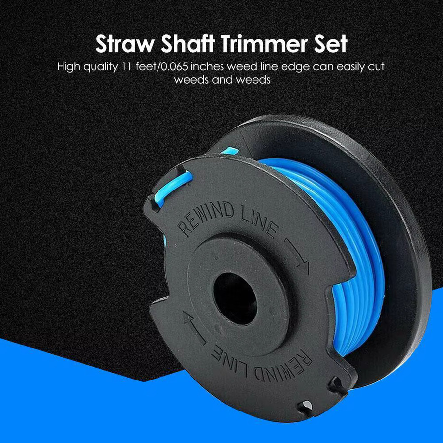 3er-Set Trimmerköpfe für Ryobi One+ AC14RL3A Rasentrimmer mit Faden und Spule für Gras und Unkraut - Bild 2