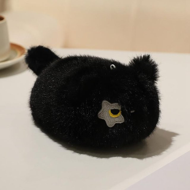 Yiran toy Katzen-Serie Puppe, Plüschtier, 16cm, Schwarz - Bild 1