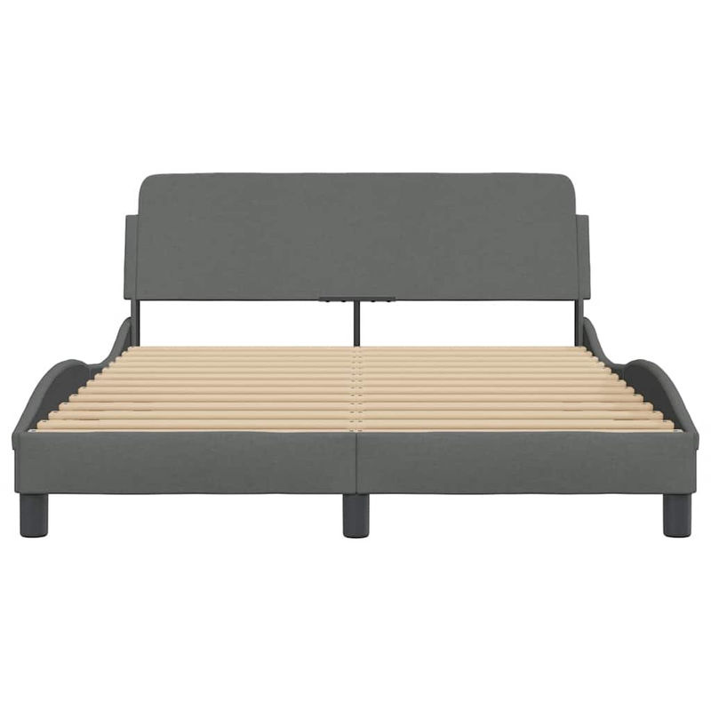 Vidaxl Polsterbett Modern in Anthrazit Grau, B/T: 140 x 200 cm - Bild 3