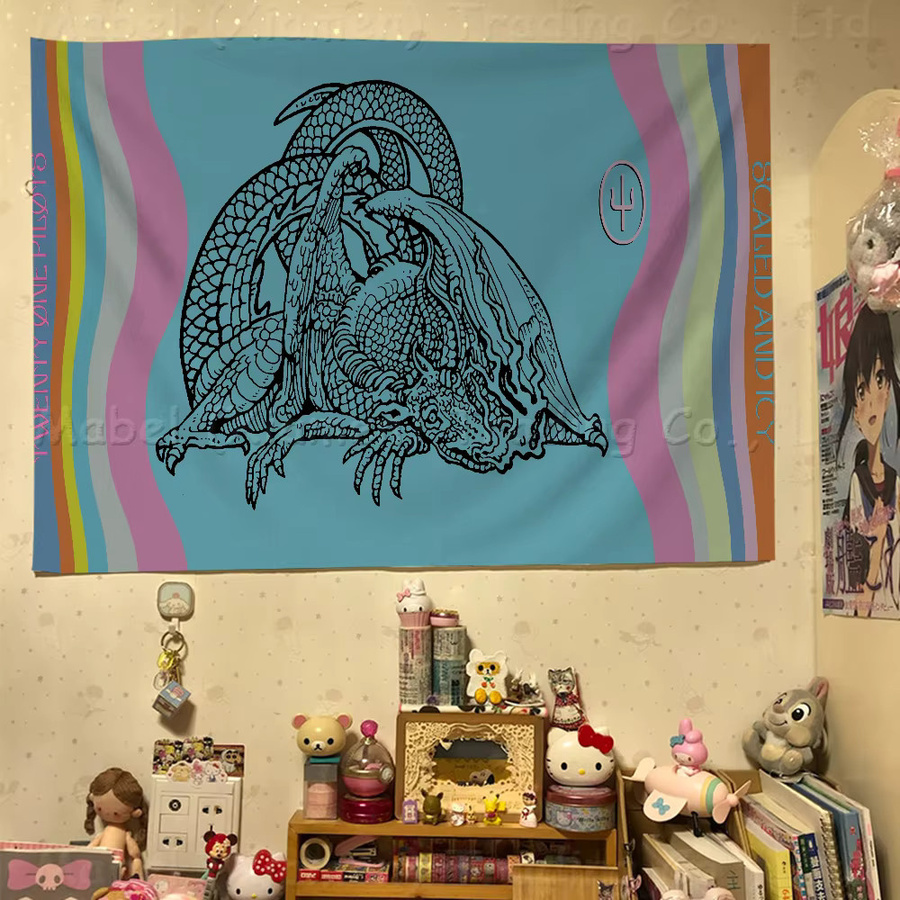 Rastar Party Banner Twenty One Pilots Abstract Design, Mehrfarbig, B/H: 70 x 50 cm - Bild 3