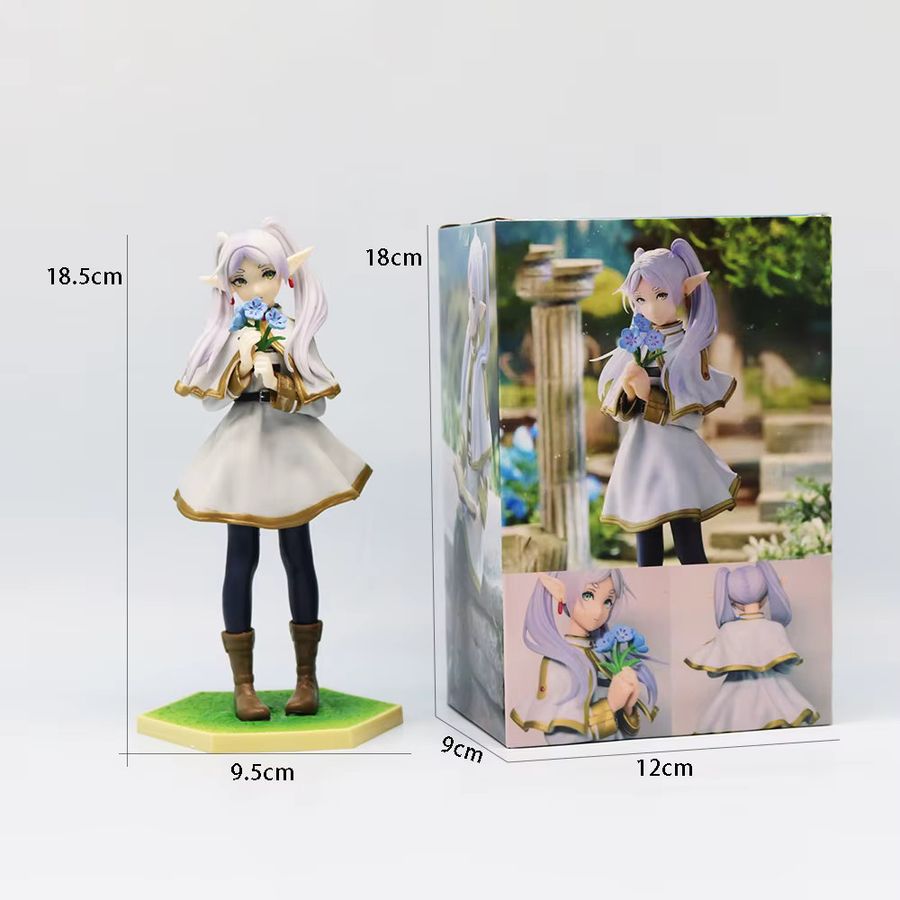 Bandai Frieren Beyond Journey's End Anime Noodle Stopper Figur Frieren Q Version aus PVC in Multicolor - Bild 2