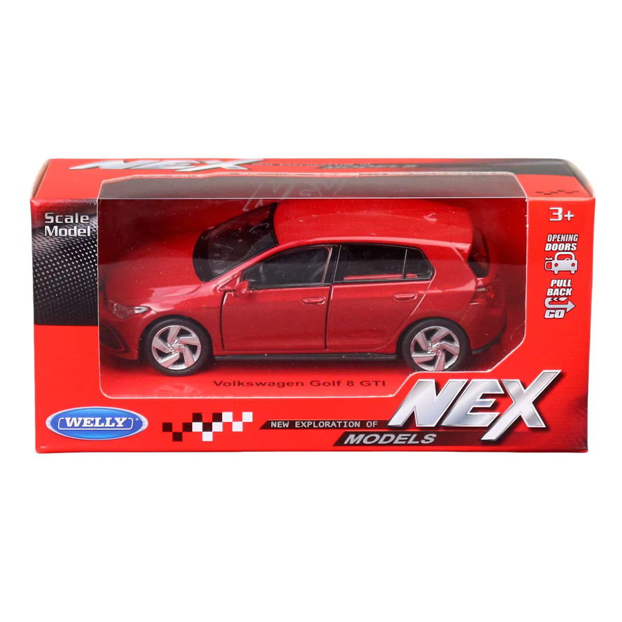Welly Volkswagen Golf 8 GTI Spielzeugauto, 1:36, mit Rückziehfunktion und Freilauf, ab 3 Jahre - Bild 2