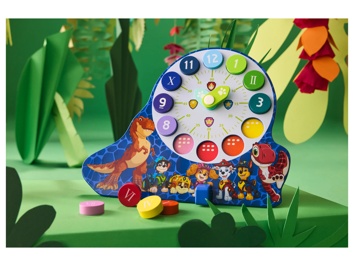 LUPILU Steckpuzzle-Uhr Magnet- und Schreibtafel ab 1 Jahr - Bild 2