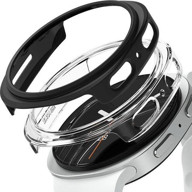 Ringke Slim Hülle für Samsung Galaxy Watch9 / Watch8 40mm, 2er Set, Schwarz - Bild 1