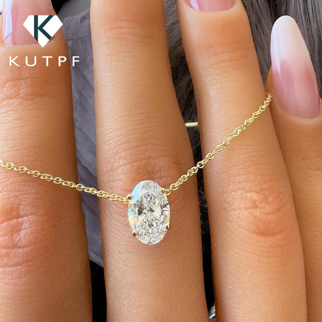 KUTPF Anhänger Diamant, 925 Silber, Bicolor, Damen - Bild 1