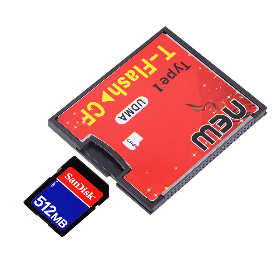 T-Flash zu CF Typ 1 Kartenadapter für MicroSD/HC auf CompactFlash Speicherkarte Konverter für Kameras - Bild 2